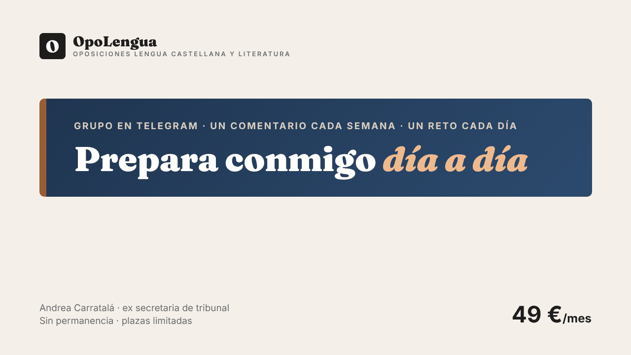 Prepara conmigo día a día, grupo de estudio en Telegram